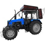 Трактор МТЗ 1221.2 с газовым оборудованием на метане